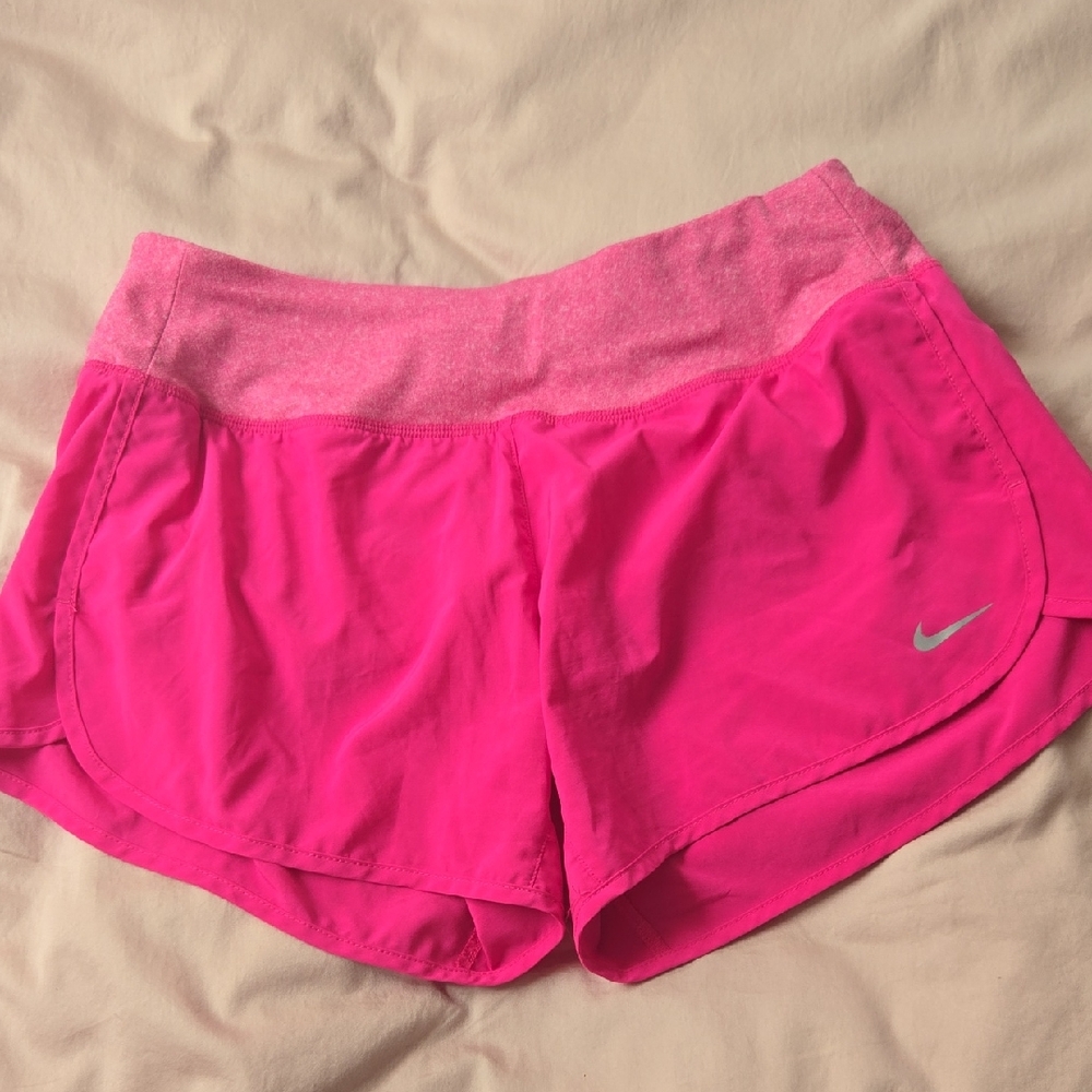 Nike Women's Bright Pink Athletic Shorts
